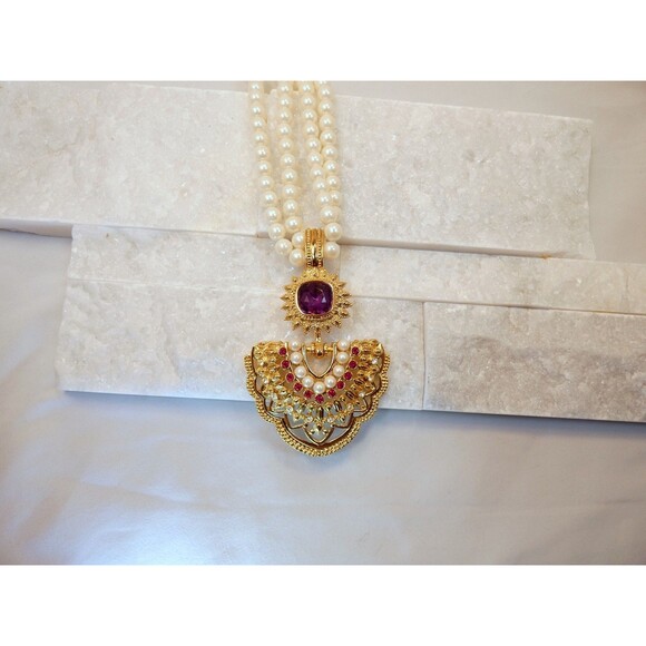 Elizabeth Taylor  SHAILL I JHAVERI AVON IMPERIAL ELEGANCE NECKLACE -Collectible - Picture 8 of 15